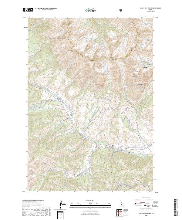 Easley Hot Springs, ID — USGS 7.5-minute topo (2024)