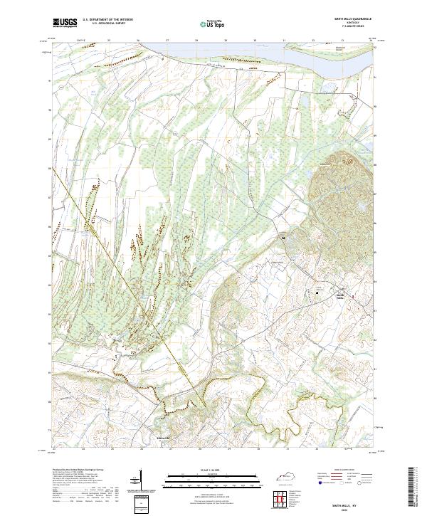 Smith Mills, KY — USGS 7.5-minute topo (2022)