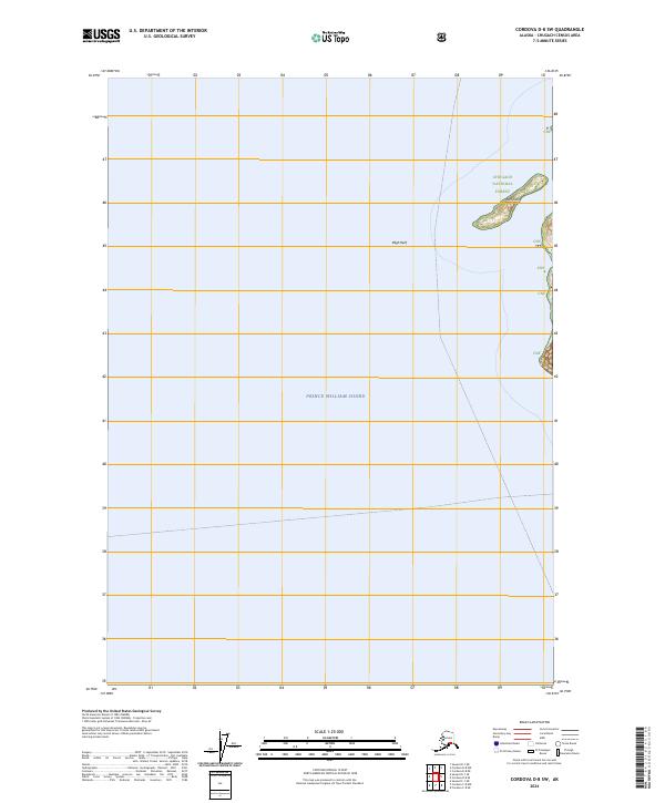 Cordova D-8 SW, AK — USGS 7.5-minute topo (2024)