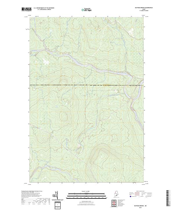 Eastman Brook, ME — USGS 7.5-minute topo (2024)
