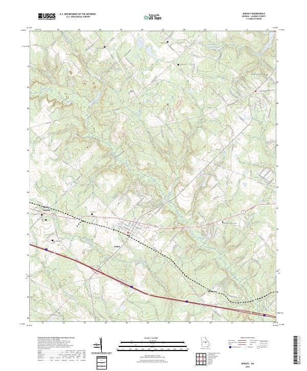 Dudley, GA — USGS 7.5-minute topo (2024)