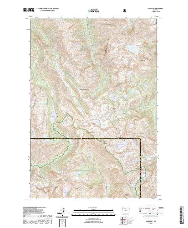 Eagle Cap, OR — USGS 7.5-minute topo (2023)