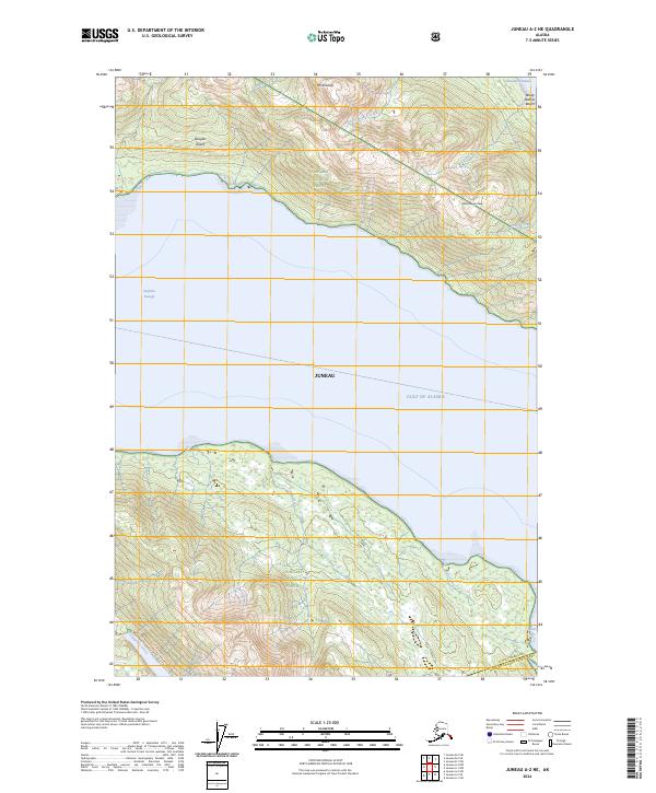 Juneau A-2 NE, AK — USGS 7.5-minute topo (2024)