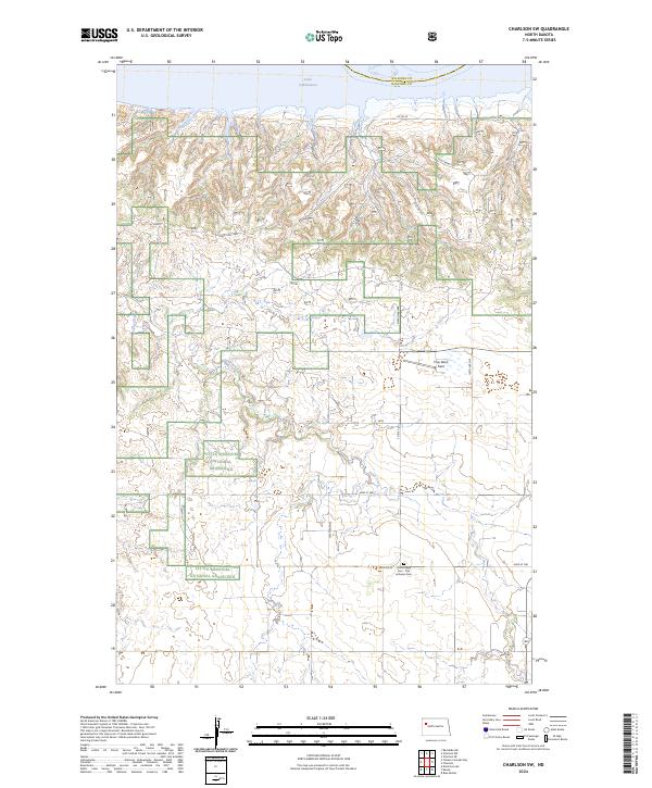 Charlson SW, ND — USGS 7.5-minute topo (2024)
