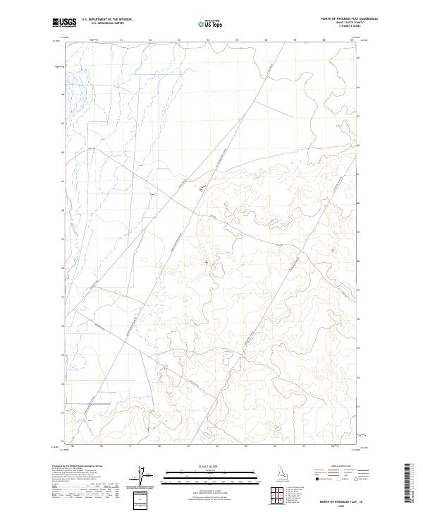 North of Ryegrass Flat, ID — USGS 7.5-minute topo (2023)