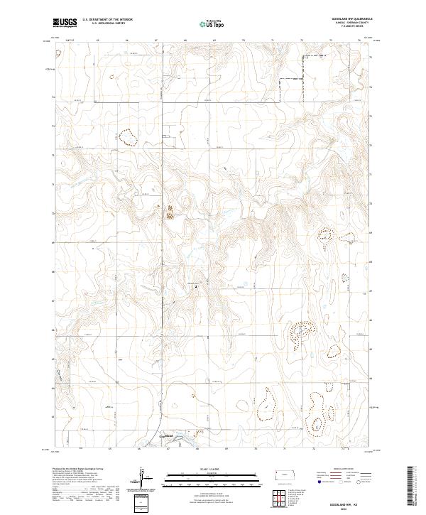 Goodland NW, KS — USGS 7.5-minute topo (2022)