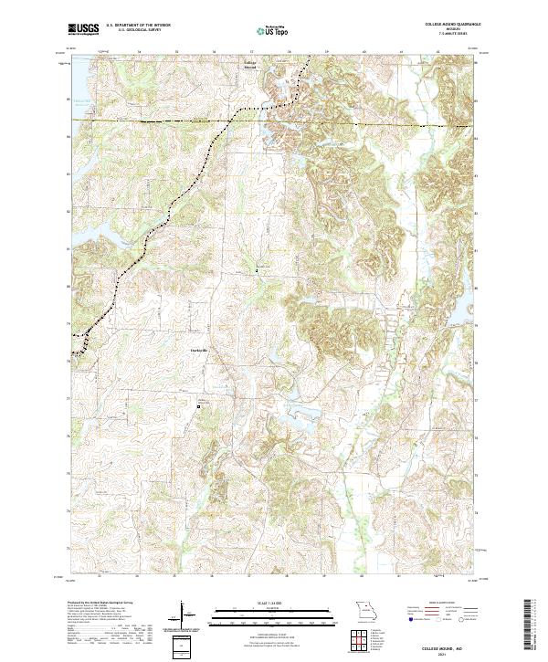 College Mound, MO — USGS 7.5-minute topo (2021)