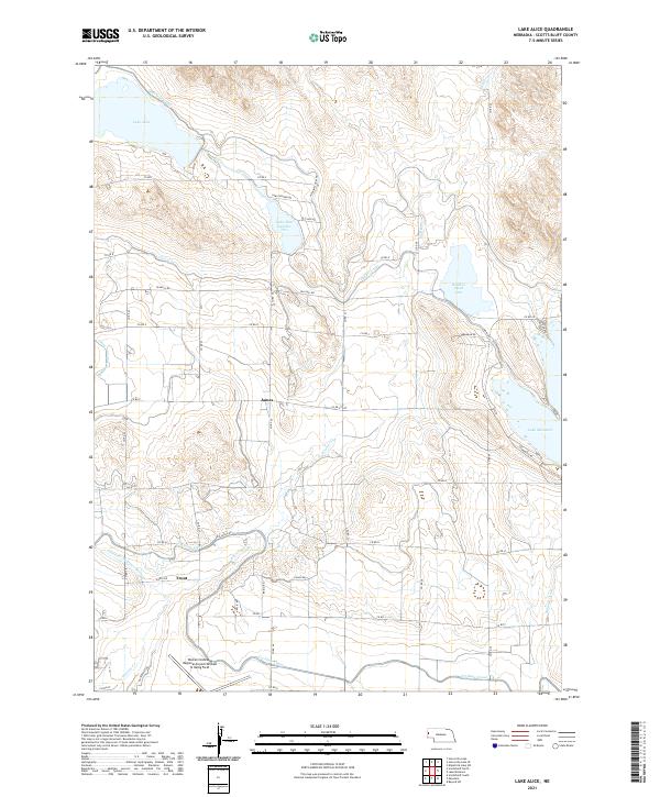 Lake Alice, NE — USGS 7.5-minute topo (2021)