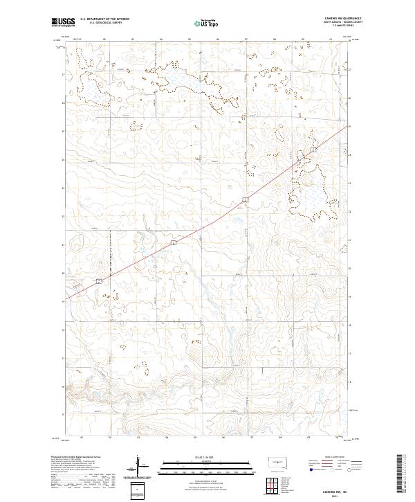 Canning NW, SD — USGS 7.5-minute topo (2021)