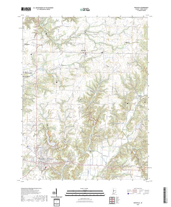 Rockville, IN — USGS 7.5-minute topo (2022)