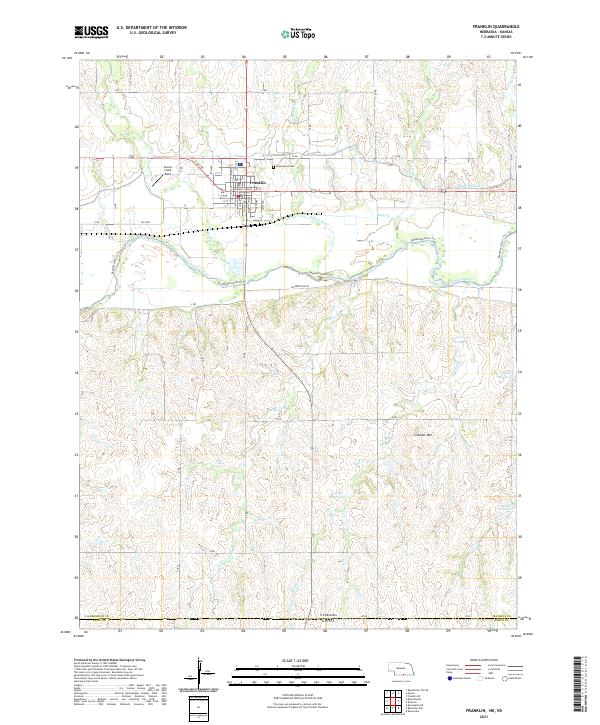 Franklin, NE-KS — USGS 7.5-minute topo (2021)