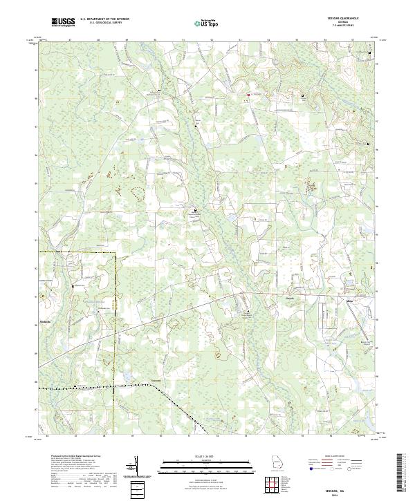 Sessoms, GA — USGS 7.5-minute topo (2024)