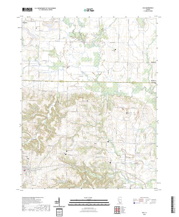 Ava, IL — USGS 7.5-minute topo (2024)