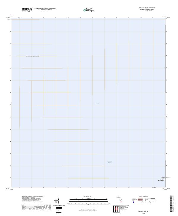 Bamboo Key, FL — USGS 7.5-minute topo (2025)