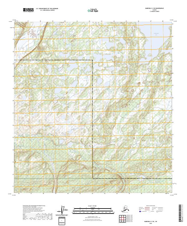 Nabesna C-3 SE, AK — USGS 7.5-minute topo (2023)
