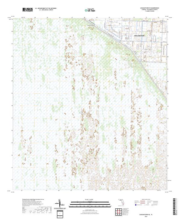 Loxahatchee SE, FL — USGS 7.5-minute topo (2024)