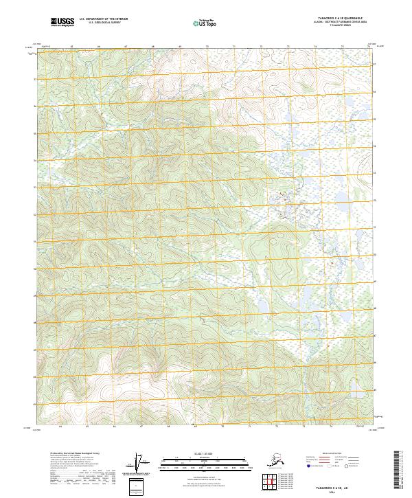 Tanacross C-6 SE, AK — USGS 7.5-minute topo (2024)