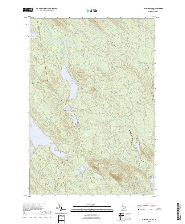 Peaked Mountain, ME — USGS 7.5-minute topo (2024)