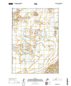 Ugashik D-5 SE, AK — USGS 7.5-minute topo (2019)