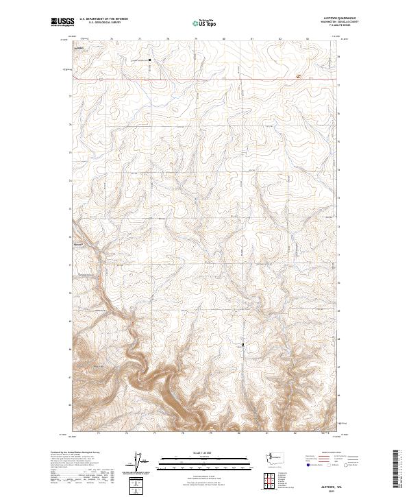 Alstown, WA — USGS 7.5-minute topo (2023)