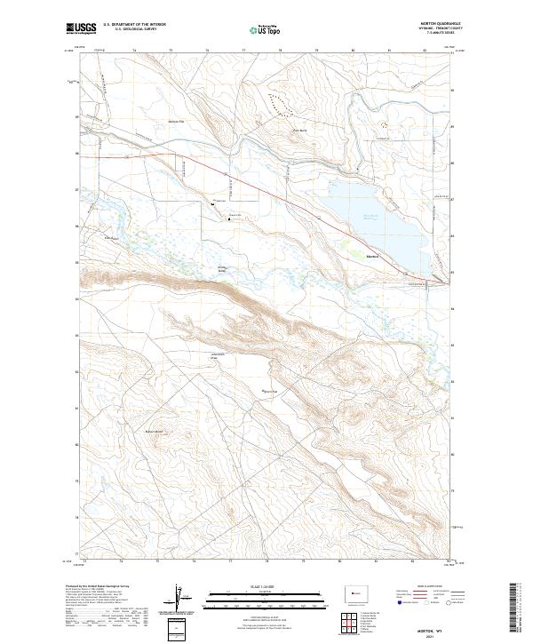 Morton, WY — USGS 7.5-minute topo (2021)