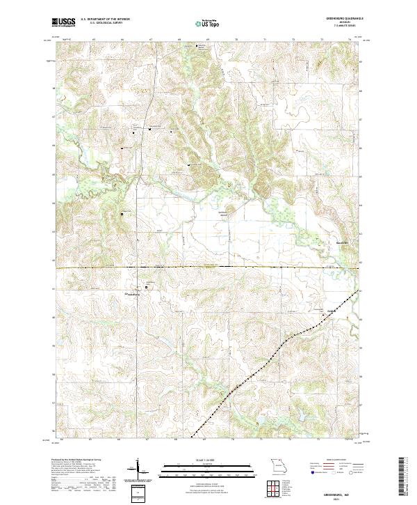 Greensburg, MO — USGS 7.5-minute topo (2021)