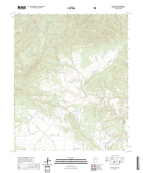Collins Park, NM — USGS 7.5-minute topo (2023)