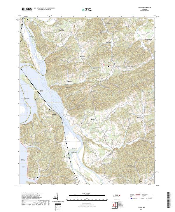 Rankin, TN — USGS 7.5-minute topo (2022)