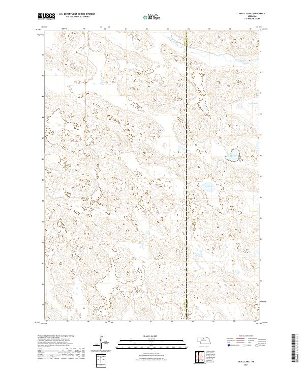 Skull Lake, NE — USGS 7.5-minute topo (2021)
