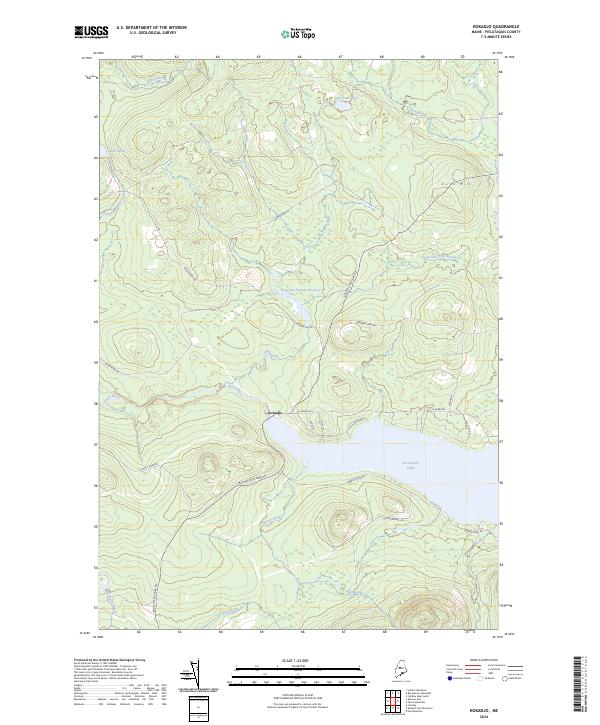 Kokadjo, ME — USGS 7.5-minute topo (2024)