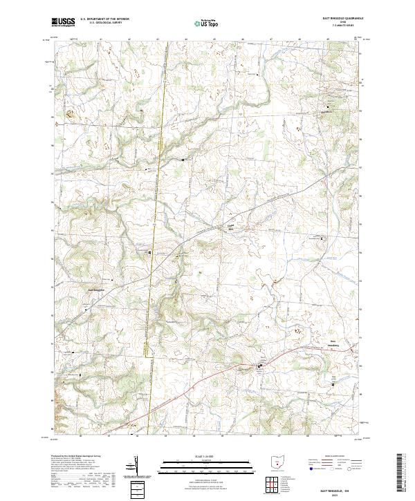 East Ringgold, OH — USGS 7.5-minute topo (2023)