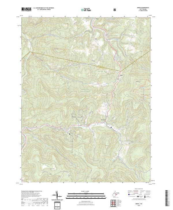 Mingo, WV — USGS 7.5-minute topo (2023)
