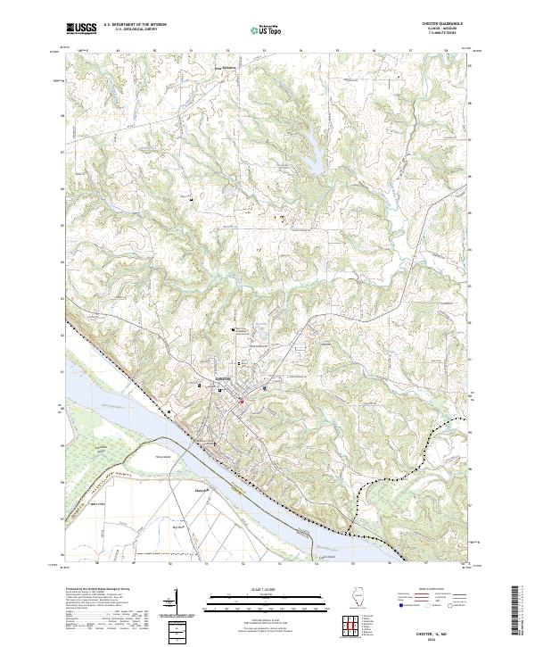 Chester, IL-MO — USGS 7.5-minute topo (2024)