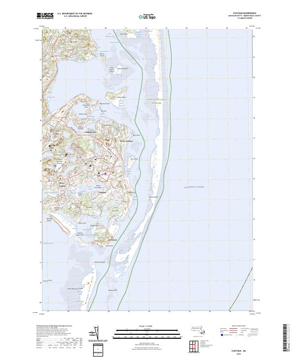 Chatham, MA — USGS 7.5-minute topo (2024)