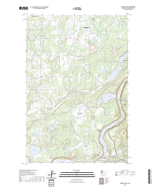 Tanwax Lake, WA — USGS 7.5-minute topo (2023)