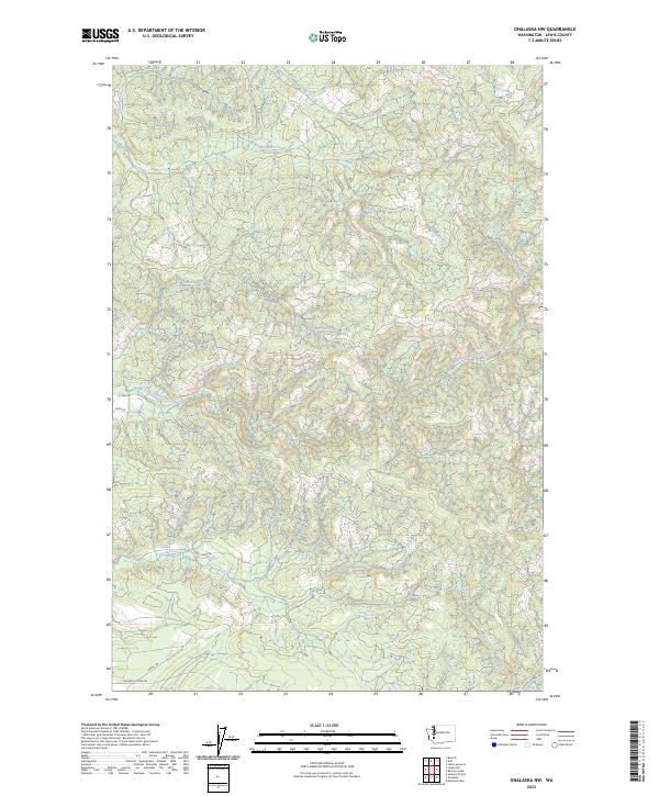 Onalaska NW, WA — USGS 7.5-minute topo (2023)