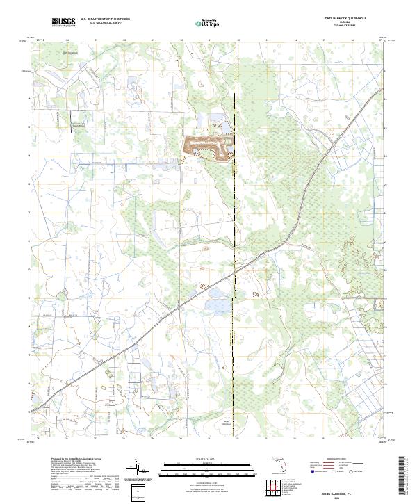 Jones Hammock, FL — USGS 7.5-minute topo (2024)