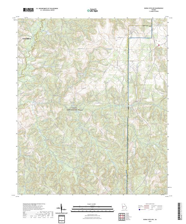 Buena Vista NW, GA — USGS 7.5-minute topo (2024)