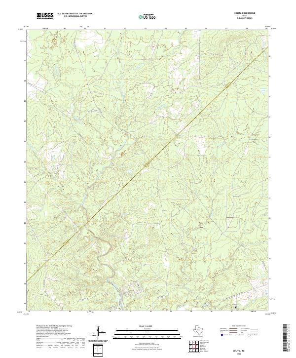 Colita, TX — USGS 7.5-minute topo (2022)