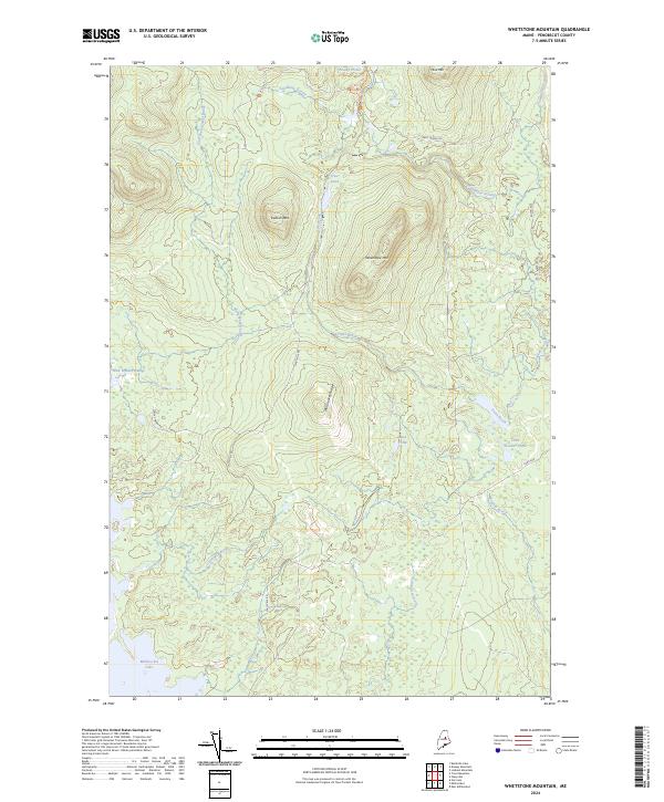 Whetstone Mountain, ME — USGS 7.5-minute topo (2024)