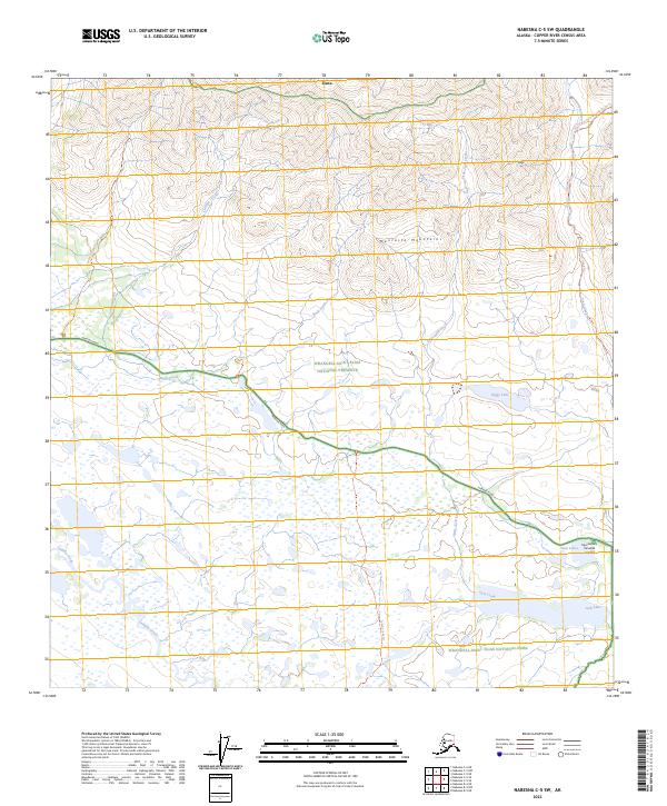 Nabesna C-5 SW, AK — USGS 7.5-minute topo (2023)
