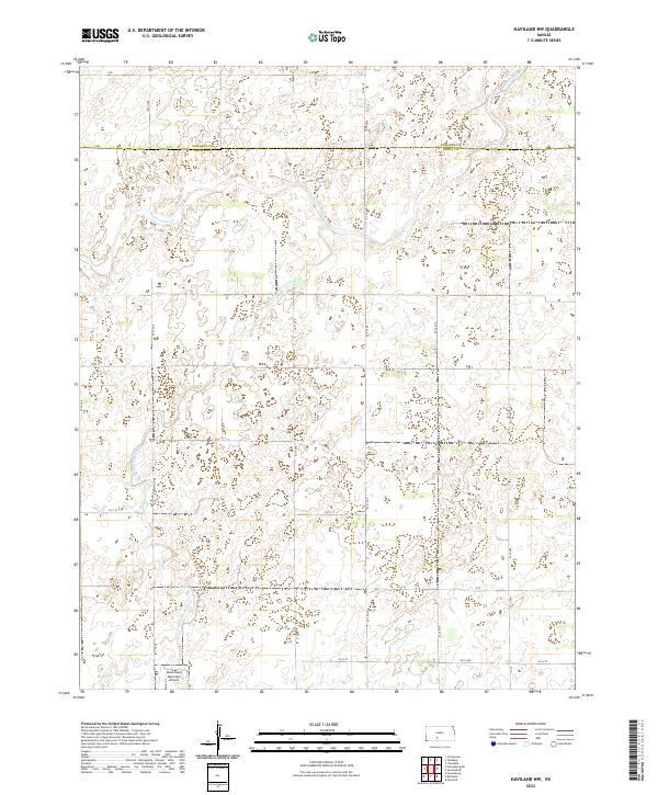 Haviland NW, KS — USGS 7.5-minute topo (2022)