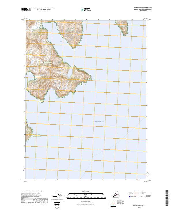 Seldovia C-1 SE, AK — USGS 7.5-minute topo (2024)