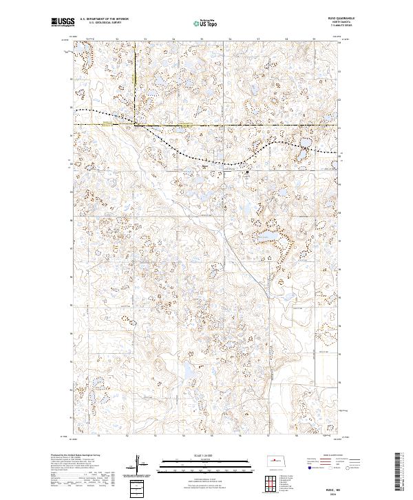 Ruso, ND — USGS 7.5-minute topo (2024)