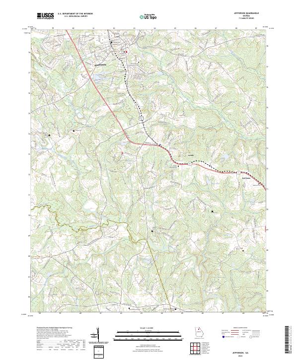 Jefferson, GA — USGS 7.5-minute topo (2024)