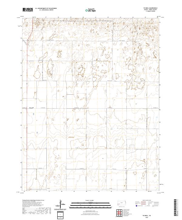 Plymell, KS — USGS 7.5-minute topo (2022)