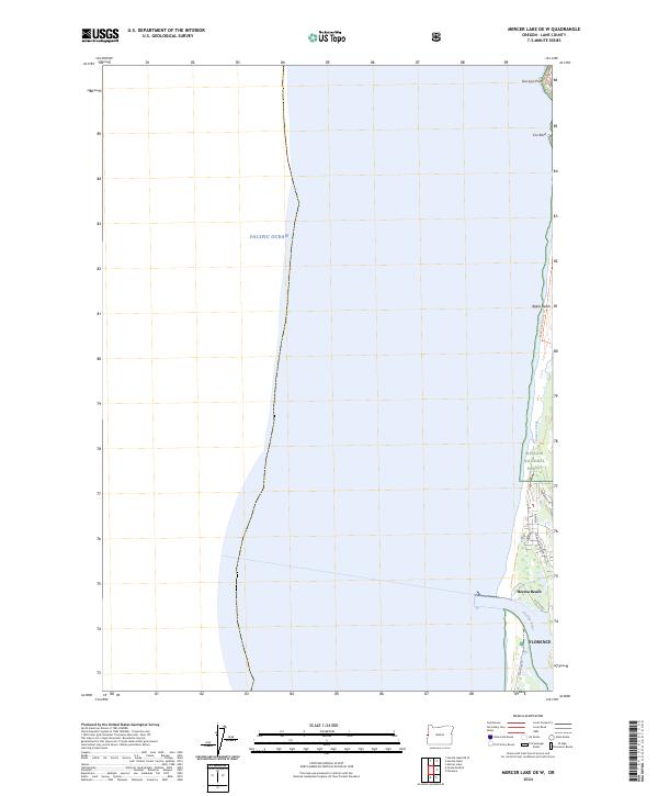 Mercer Lake OE W, OR — USGS 7.5-minute topo (2024)