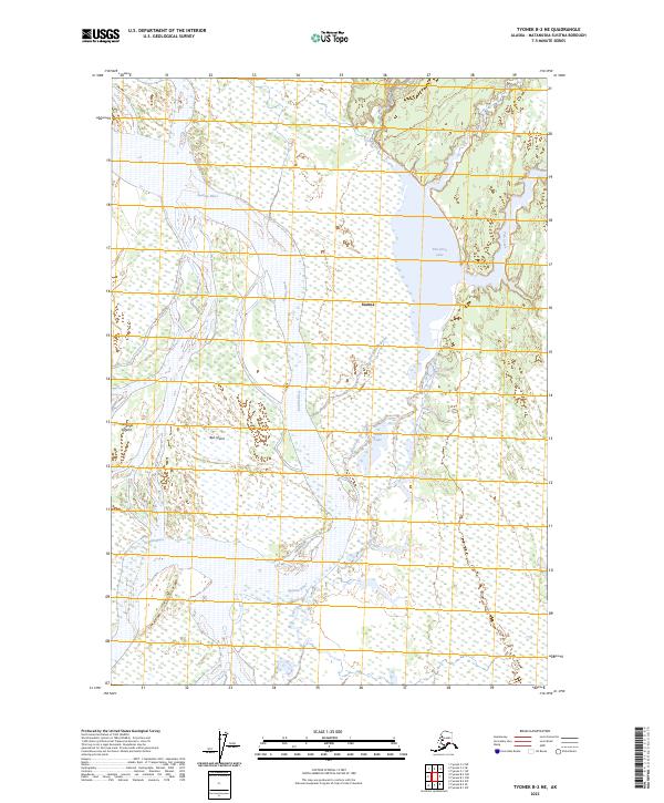 Tyonek B-2 NE, AK — USGS 7.5-minute topo (2023)
