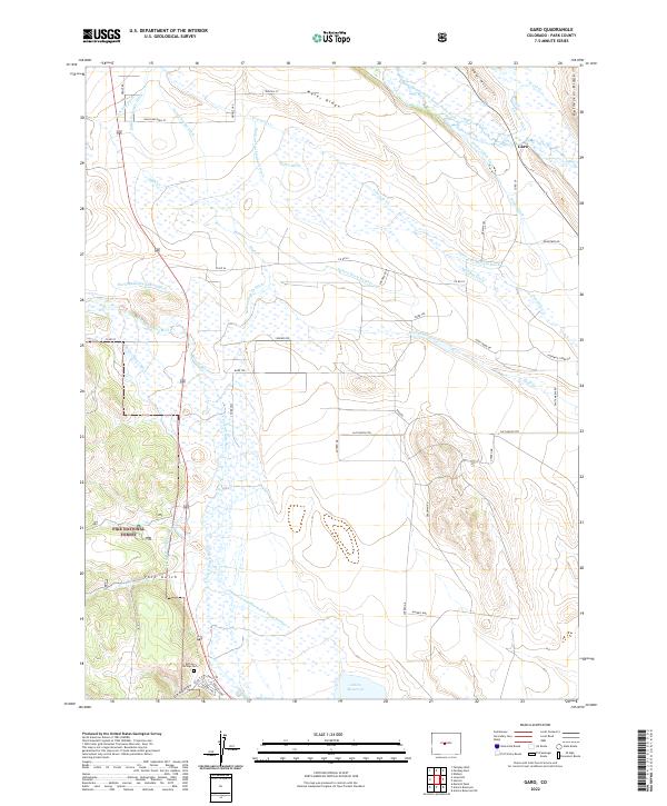 Garo, CO — USGS 7.5-minute topo (2022)