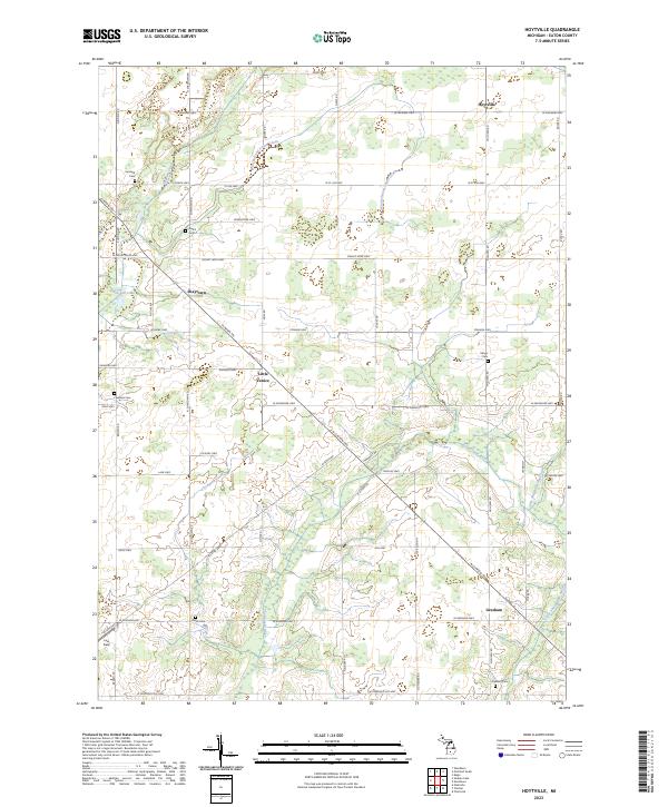 Hoytville, MI — USGS 7.5-minute topo (2023)
